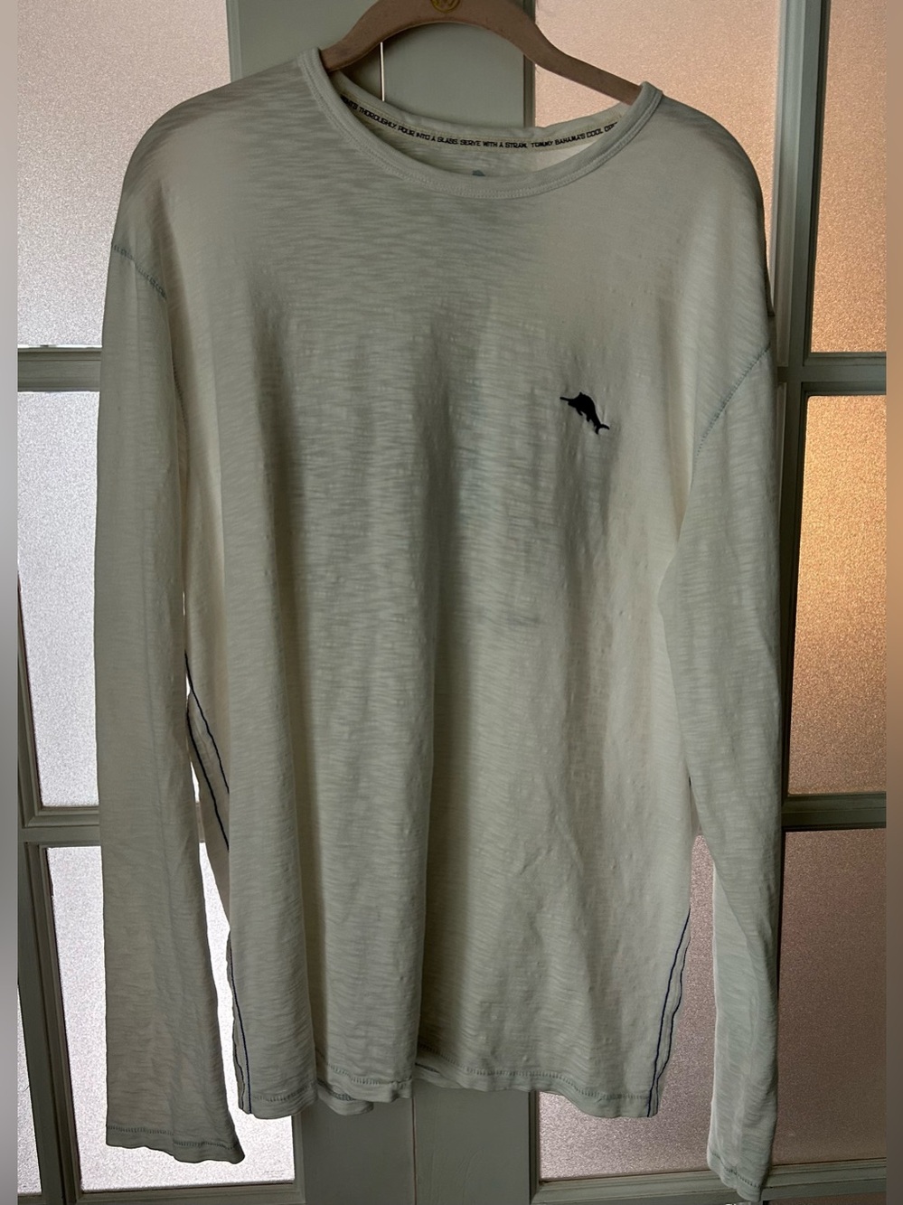 Tommy Bahama White Long sleeve tee - Picture 2 of 4
